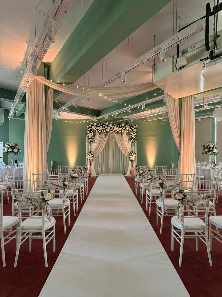 Wedding and celebration setups at Yutori Spaces, Bengaluru